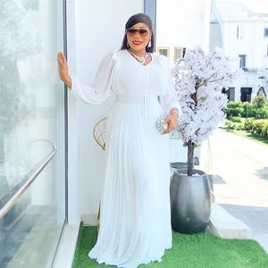 Pour <span class=keywords><strong>Amazon</strong></span> européen américain dubaï élégant <span class=keywords><strong>longue</strong></span> <span class=keywords><strong>robe</strong></span> modeste nouvelle perlée femmes grande taille <span class=keywords><strong>robe</strong></span> africaine - Product Image 4