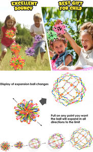 Nuovo design OEM puzzle espandibile fidget toys palla telescopica in plastica cambia dimensioni novità giocattoli per bambini - Product Image 5