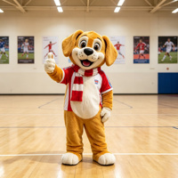 Disfraz de Mascota Animal Personalizado de Fábrica, MOQ 1 Pieza, Disfraz de Animal de Dibujos Animados con Forma Humana para Adultos, para Eventos y Fiestas