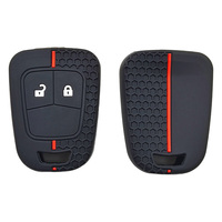 Coque de clé de voiture à lame non coupée en silicone pour Chevrolet Camaro Cruze Sonic Impala Malibu AVEO Equinox et Opel