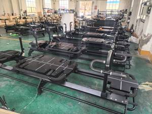 Wholesale Commercial Black Aluminum Professional Reformer Machine Set for Gym Use Mega Reformer L3 Set <b>Yoga</b> Stud - Product Image 6