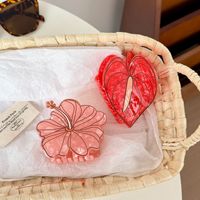 Jepit Rambut Bunga Anthurium Tropis Buatan Kustom Grosir, Jepit Rambut Cakar Hawaii Modis