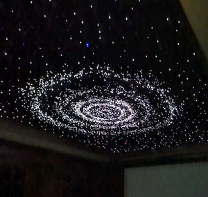 Tấm trần sao bằng sợi quang lấp lánh, tấm đèn sao dùng cho ngoài trời, phòng khách, điều khiển từ xa, thay đổi màu sắc - Product Image 1