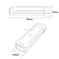 Batterie de vélo électrique au lithium-ion pour porte-bagages arrière 36V 10.4Ah 12Ah 14Ah 13AH 15AH 20AH pour vélo électrique à porte-bagages arrière