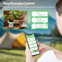 Capteur intelligent Wi-Fi d'humidité du sol, testeur de température, d'humidité et de fertilité, solaire, étanche IP66, contrôle par application, pour jardin et intérieur