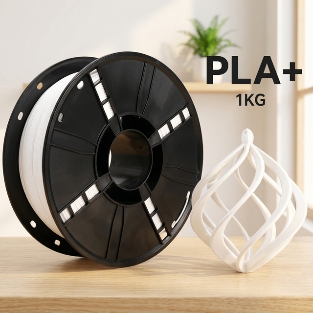 High Quality White PLA+ Filament 1.75mm with Moulding Service Compatible with Bambu Lab for Prusa for FDM Printers
