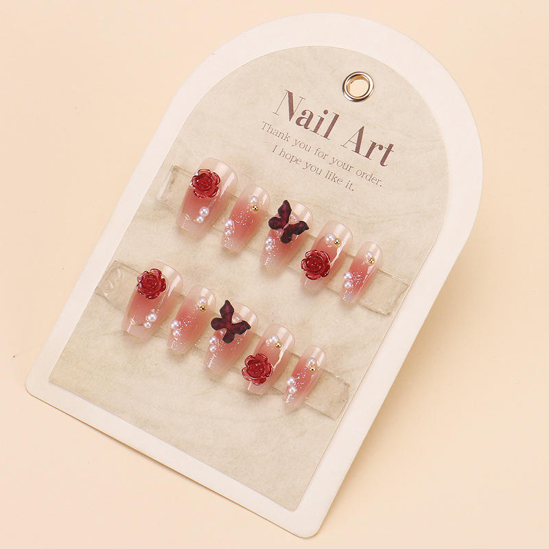 เล็บทำมือ1047กล่องขนาด10ชิ้น