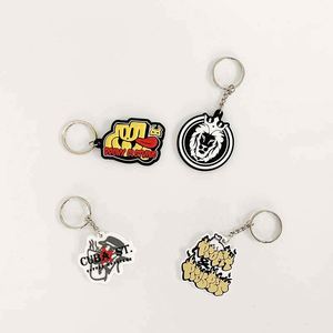 Custom High Quality 3D Silicone Cartoon Anime Rubber Key Chain 3D Pvc Key Ring Kawaii Keychain - Product Image 5