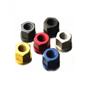 Chất lượng Metric thép không gỉ <span class=keywords><strong>CNC</strong></span> gia công Anodized bu lông hạt và máy giặt - Product Image 5