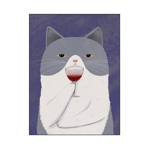 Divertente <span class=keywords><strong>arte</strong></span> della parete del gatto Poster <span class=keywords><strong>giapponese</strong></span> estetica tela opera d'<span class=keywords><strong>arte</strong></span> animale <span class=keywords><strong>pittura</strong></span> minimalista decorazione della parete della casa - Product Image 6