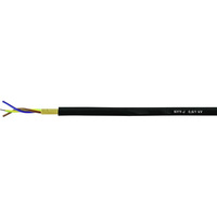 Câble d'alimentation Kabel Nyy 4 X 16 Mm2 Conducteur en cuivre PVC 0.6/1kV