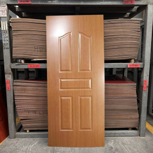 Revestimento de Porta em Melamina com 2 Painéis, Superfície Lisa, Revestimento de Porta Interior à Prova d'Água para Casas, Alta Densidade, Melhor Qualidade - Product Image 6