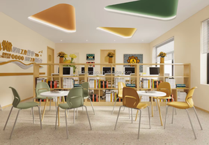 Chaises de bureau empilables modernes et minimalistes en plastique, légères, durables, pour salles de classe, bibliothèques, écoles - Product Image 4