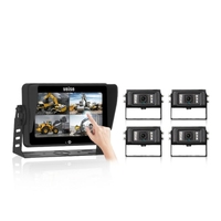 Système de caméra de recul avec écran tactile HD étanche IP69