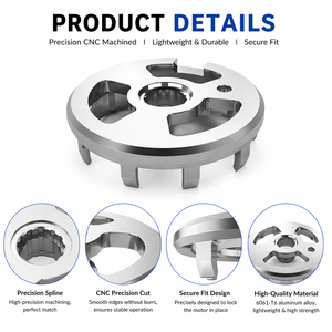 personnalisés Pièces CNC suisses Arbre de petit diamètre Composants de drone Couvercle de fixation   drone Pièces de drone - Product Image 1