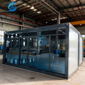 Prêt à expédier Conteneur modulaire en acier détachable à faible coût Restaurant préfabriqué Café Bar Centre commercial 40 pieds Maison préfabriquée - Product Image 2