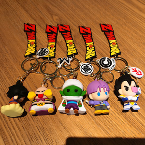 Chaveiro de Silicone em Gel Estilo Japonês <span class=keywords><strong>Anime</strong></span> Fofo de Desenho Animado, Pingente de Boneco do Rei Dragon Ball para Carro e Bolsa - Product Image 5
