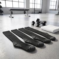 2 paires de bas et chaussettes de compression de classe 2 pour femmes et hommes, séchage rapide pour les entraînements d'automne (noir/gris)