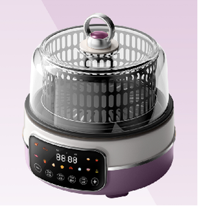 Nouvelle génération de mijoteuse électrique multifonctionnelle pour la maison, friteuse à <span class=keywords><strong>air</strong></span> moderne, cuiseur à riz intégré, 5L, antiadhésif, cuisson à la vapeur, énergie - Product Image 6