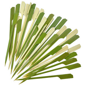 Échantillons gratuits en forme de pistolet en bambou écologique BBQ Barbecue Teppo brochette pour outils de gril - Product Image 1