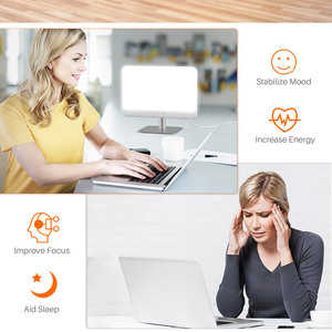 Productos de tendencia 2025 recién llegados terapia física lámpara triste Temperatura de Color regulable fábrica luz LED de terapia personalizada - Product Image 2