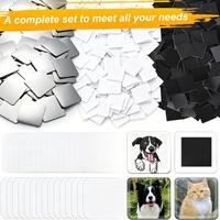 Kit de fabrication de badges aimantés pour réfrigérateur personnalisés 50*50mm, aimants photo pour réfrigérateur, pour événements, mariages, cadeaux, souvenirs