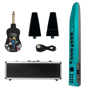 Aerophone Portable Saxophone <span class=keywords><strong>électrique</strong></span> Saxophone USB LCD <span class=keywords><strong>saxo</strong></span> clarinette violon trompette 83 sons amplificateur Jack pour débutant ensemble plus âgé - Product Image 1