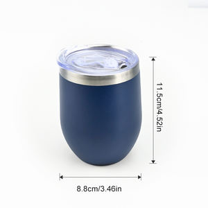 Vista 12oz Double Wall <b>Vacuum</b> Insulated Stainless Steel Tumbler with Lid Leak-Proof BPA Free Modern Design for Travel & Gifts - Product Image 4