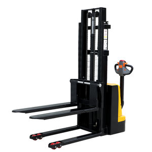 Apilador Eléctrico de Paletas de 2t de Capacidad, Transpaleta Manual con Elevación Automática, Elevador de Carga de 2.5m para Almacén - Product Image 3