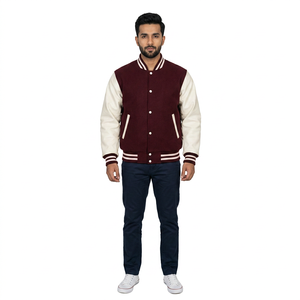 Chaqueta Universitaria de Béisbol de Moda, Chaqueta Bomber de las Grandes Ligas de Béisbol para Hombre, Chaqueta de Equipo - Product Image 1