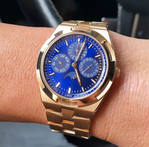 Người Đàn Ông Sang Trọng Của 4500V Tự Động Đồng Hồ Cơ Khí Với Con Trỏ Sáng Mặt Trăng Giai Đoạn 904L Thép Không Gỉ Biểu Tượng Tùy Chỉnh Hip Hop Phong Cách - Product Image 1