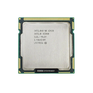 โปรเซสเซอร์ X3430 Xeon 4 คอร์ 8 เธรด ความเร็วพื้นฐาน 2.40GHz ความเร็วสูงสุด 2.93GHz ซ็อกเก็ต LGA 1156 หน่วยความจำแคช 8MB TDP 95W สำหรับเดสก์ท็อป 64-บิต X3430 4 คอร์ 8 เธรด X3430 4 คอร์ - Product Image 1