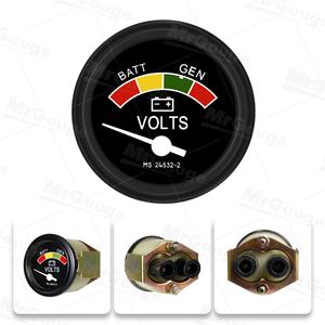 वेने अनुकूलित 2'52MM काले यांत्रिक वोल्टमीटर गेज MS24532-2 6625-01-180-6542 वोल्टेज m-श्रृंखला m998 m35 m939 - Product Image 6