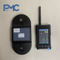 Dynamomètre numérique sans fil avec cellule de mesure de tension et affichage portable, alarme de surcharge et fonction de maintien de la valeur maximale pour la levée par grue, palan et applications marines