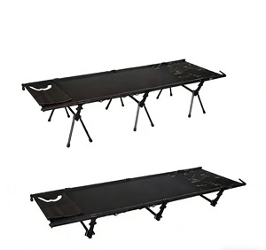 Lit de camping pliable en aluminium Oxford OEM, surdimensionné, robuste, tactique, pour l'extérieur, avec sac de transport, design moderne - Product Image 3