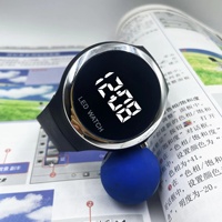 Nouvelle montre numérique LED lumineuse électronique en plastique pour les sports de plein air, mode, adolescents, étudiants, enfants, unisexe