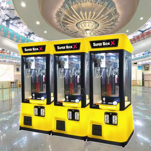 ¡Mini Super Arcade Crane Claw Game Machine Material plástico X Claw Doll Toy Catcher Versión <span class=keywords><strong>en</strong></span> inglés Coin Pusher Showtime! - Product Image 3