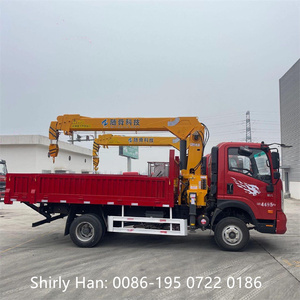 Iyi fiyat HOMAN 4*<span class=keywords><strong>2</strong></span> kargo kamyon vinç ile 3.<span class=keywords><strong>2</strong></span> ton düz/katlanır kollu vinç kamyon - Product Image 5