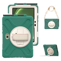 Étui de protection robuste pour tablette de 10,1 pouces avec rotation à 360 degrés pour Samsung Galaxy Tab Active 5 4 Pro T636