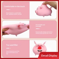 Figurine anti-stress en caoutchouc à presser sur le thème du cochon volant Nezha – Vente en gros pour les jeunes