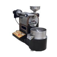 Machine à torréfier le café semi-automatique électrique professionnelle en acier inoxydable de 600g avec contrôle de la température – Usage extérieur intensif