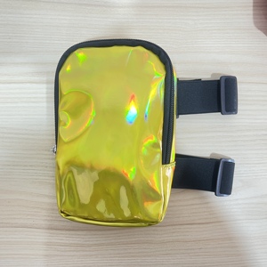 Bolso de Pierna Holográfico de PU con Correas Ajustables, Bolso de Pierna Colorido para Mujer, para Senderismo al Aire Libre - Product Image 6