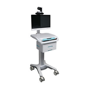 Sonka - Máquina de glicometro e tele-saúde, dispositivo médico com vídeo HD, carrinho médico de plástico com 2 gavetas, carrinho de plástico para telemedicina, coreano, T100 - Product Image 1