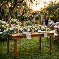 Table de ferme en pin massif en gros avec pieds détachables, couleur personnalisable, pour banquets, mariages, hôtels et cafés