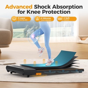 Hướng dẫn sử dụng nghiêng 1-6km Tốc độ phạm vi cơ giới Xây Dựng Cơ thể đi bộ Pad Máy chạy bộ cho nhà - Product Image 2