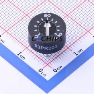 ตัวต้านทาน93PR-1-203ปรับได้/โพเทนชิออมิเตอร์ผ่านรูส่วนประกอบ (THT) 20Kohm 10% 500mW - Product Image 1