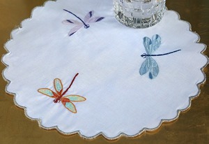 Servilletas de Cóctel de Lino Dragonfly – Servilletas Reutilizables 100% Lino Natural, Diseño Elegante Inspirado en la Naturaleza para Bar, Fiesta - Product Image 3