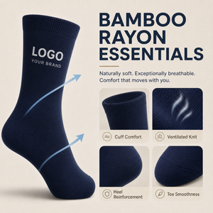 Custom Cotton Men's Business <b>Socks</b> Dress <b>Socks</b> Breathable Comfortable for Daily Wear Formal Occasions Wholesale - Product Image 4
