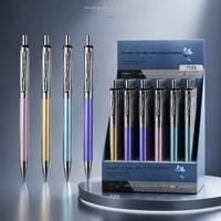 Crayon mécanique en métal 0,5 mm 0,7 mm, stylo d'écriture de bureau, crayon de dessin rechargeable, papeterie scolaire