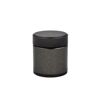 Prix de gros – Boîtes à thé matcha réutilisables en métal, capacité 50g, rondes, portables et hermétiques pour poudre de matcha – MOQ 200 pièces